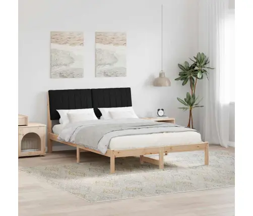 Lovos Rėmas Ruda 135 X 190 Cm Kietos Pušies Mediena