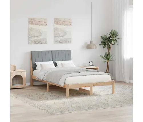 Lovos Rėmas Ruda 120 X 190 Cm Kietos Pušies Mediena