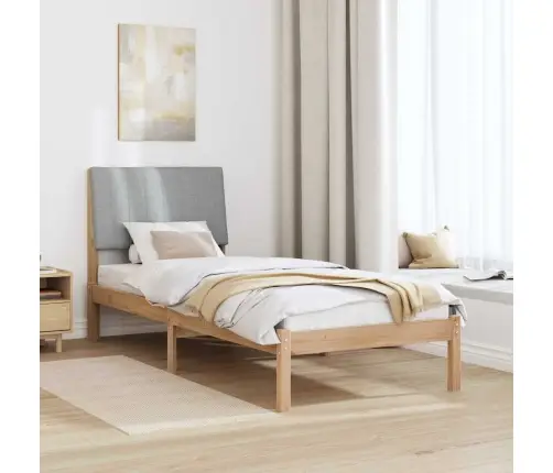 Gultas Rāmis Brūna 80 X 200 Cm Ciets Priedes Koks Vidaxl