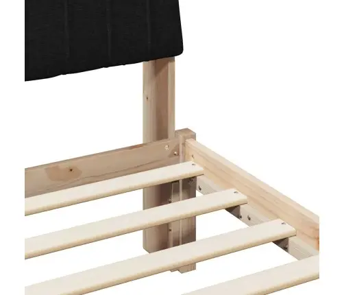 Gultas Rāmis Brūna 80 X 200 Cm Ciets Priedes Koks Vidaxl