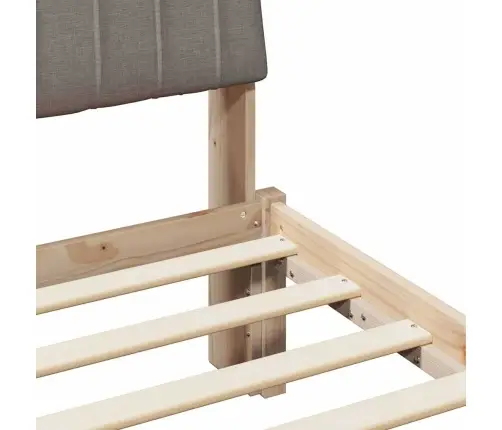 Gultas Rāmis Brūna 80 X 200 Cm Ciets Priedes Koks Vidaxl