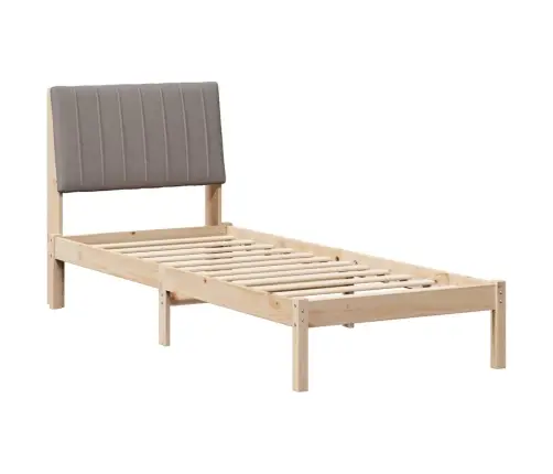 Gultas Rāmis Brūna 80 X 200 Cm Ciets Priedes Koks Vidaxl