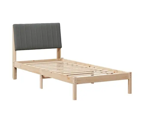 Voodi Raam Peaga Pruun 90 X 190 Cm Tahke Mänd