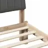 Lovos Rėmas Ruda 75 X 190 Cm Kietos Pušies Mediena