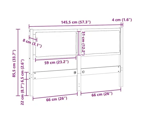 Peats Muu Pruun 140 Cm Männipuit