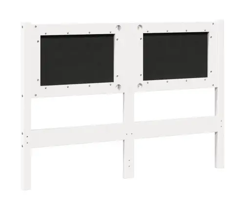 Galvgalis Cits Balts 120 Cm Priedes Masīvkoks Vidaxl