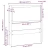 Galvgalis Cits Brūna 75 Cm Priedes Masīvkoks Vidaxl Galvgalis Cits Brūna 75 Cm Priedes Masīvkoks Vidaxl
