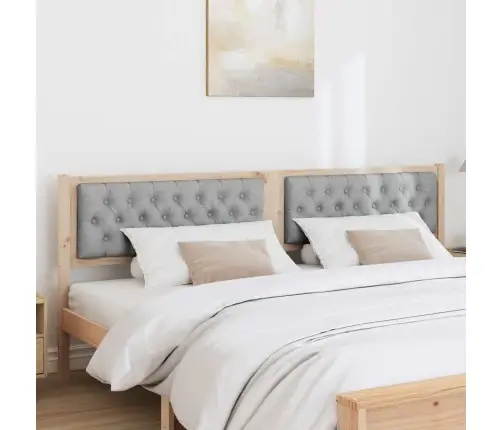 Galvgalis Cits Brūna Un Gaiši Pelēka 200 Cm Priedes Masīvkoks Vidaxl Galvgalis Cits Brūna Un Gaiši Pelēka 200 Cm Priedes Masīvkoks Vidaxl