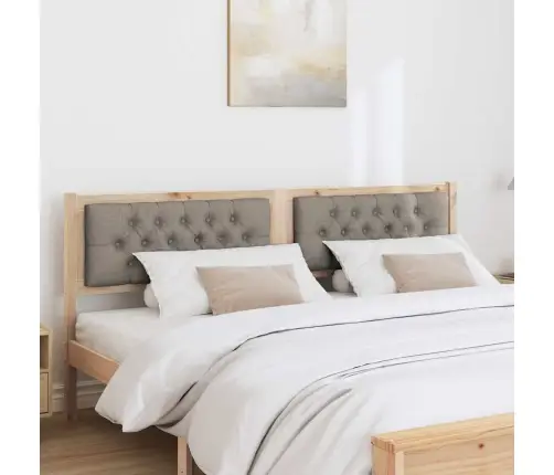 Galvgalis Cits Braun Un Taupe 180 Cm Priedes Masīvkoks Vidaxl