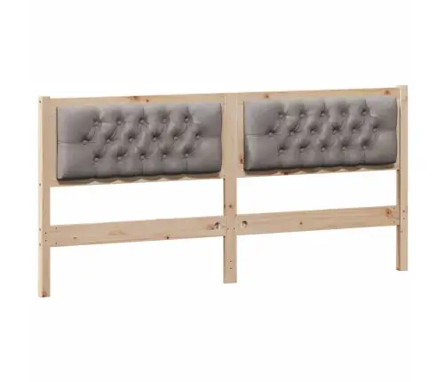 Galvgalis Cits Braun Un Taupe 180 Cm Priedes Masīvkoks Vidaxl