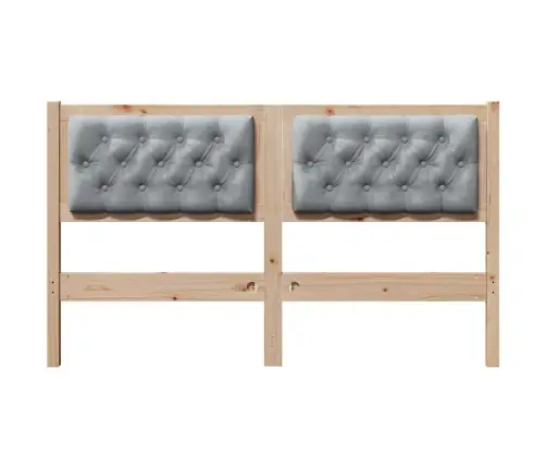 Galvgalis Cits Brūna Un Gaiši Pelēka 150 Cm Priedes Masīvkoks Vidaxl