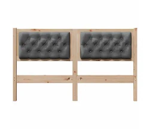 Galvgalis Cits Brūns Un Tumši Pelēks 150 Cm Priedes Masīvkoks Vidaxl