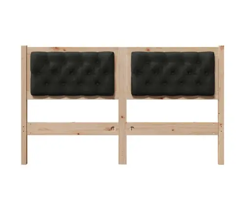 Galvgalis Cits Brūna Un Melna 150 Cm Priedes Masīvkoks Vidaxl