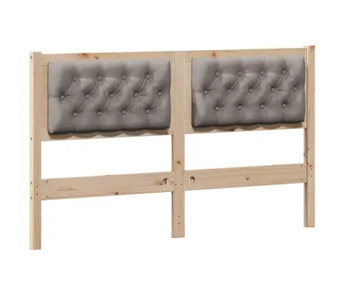 Galvgalis Cits Braun Un Taupe 150 Cm Priedes Masīvkoks Vidaxl