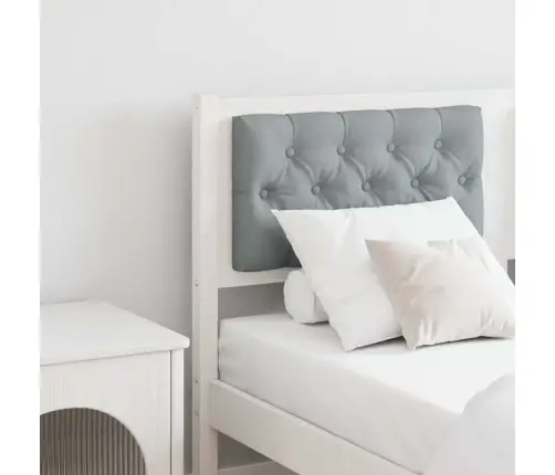 Galvgalis Cits Balts Un Gaiši Pelēks 150 Cm Priedes Masīvkoks Vidaxl