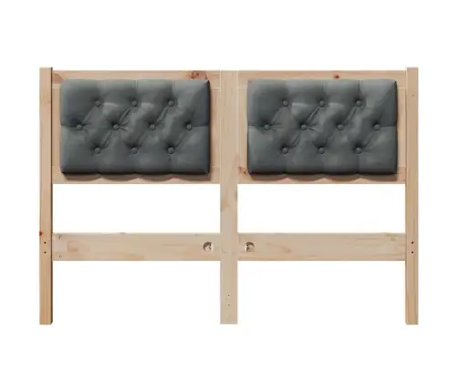 Galvgalis Cits Brūns Un Tumši Pelēks 135 Cm Priedes Masīvkoks Vidaxl