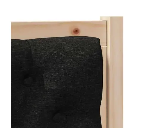 Galvgalis Cits Brūna Un Melna 90 Cm Priedes Masīvkoks Vidaxl