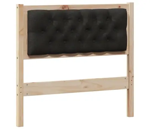 Galvgalis Cits Brūna Un Melna 90 Cm Priedes Masīvkoks Vidaxl