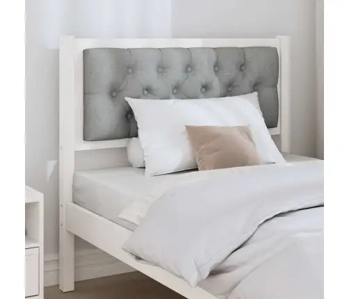 Galvgalis Cits Balts Un Gaiši Pelēks 90 Cm Priedes Masīvkoks Vidaxl