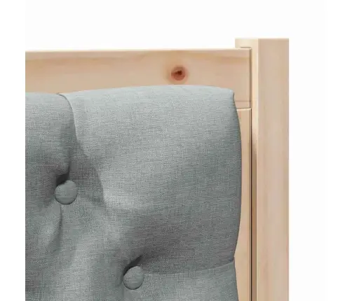 Galvgalis Cits Brūna Un Gaiši Pelēka 75 Cm Priedes Masīvkoks Vidaxl