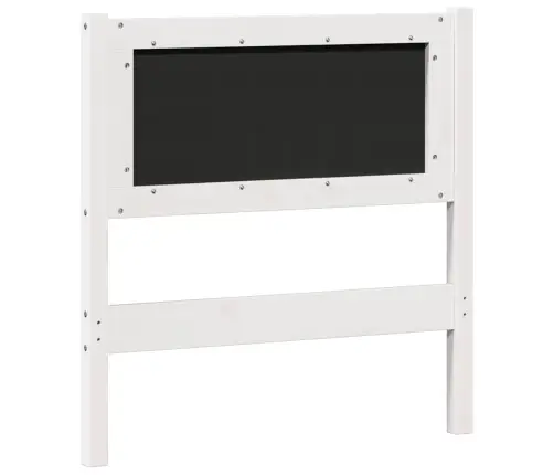 Galvgalis Cits Balts Un Gaiši Pelēks 75 Cm Priedes Masīvkoks Vidaxl