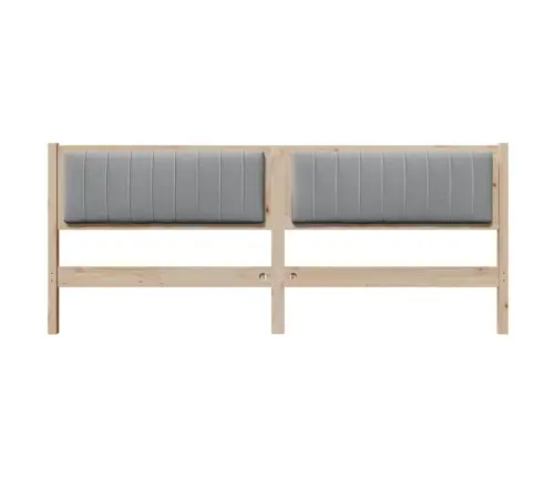 Apmušta Lovos Galvūgalis Ruda 200 Cm Kietos Pušies Mediena