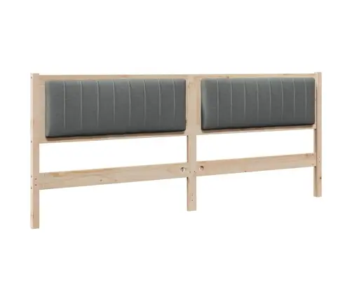 Mīkstināts Gultas Galvgalis Ar Galvas Klāju Brūna 200 Cm Vidaxl