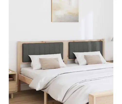 Mīkstināts Gultas Galvgalis Ar Galvas Klāju Brūna 180 Cm Vidaxl