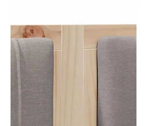 Mīkstināts Gultas Galvgalis Ar Galvas Klāju Brūna 180 Cm Vidaxl