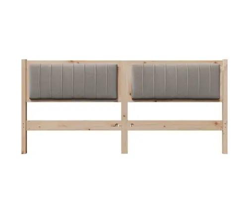 Mīkstināts Gultas Galvgalis Ar Galvas Klāju Brūna 180 Cm Vidaxl