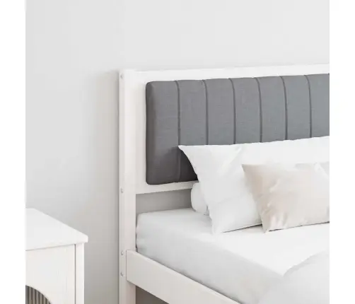 Mīkstināts Gultas Galvgalis Ar Galvas Klāju Balts 180 Cm Vidaxl