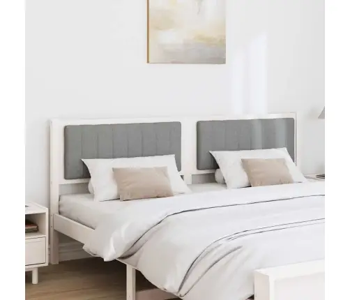 Mīkstināts Gultas Galvgalis Ar Galvas Klāju Balts 180 Cm Vidaxl