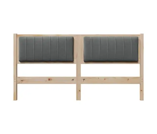 Mīkstināts Gultas Galvgalis Ar Galvas Klāju Brūna 160 Cm Vidaxl