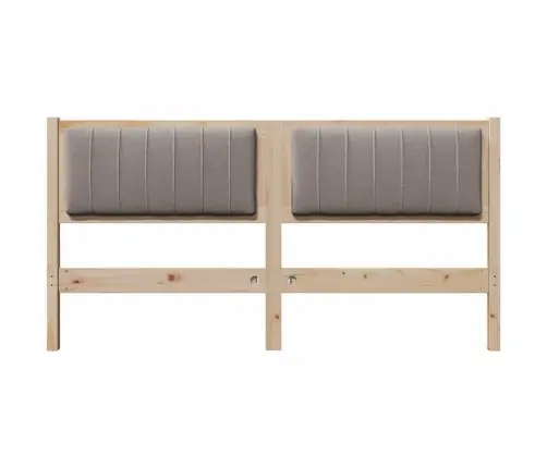 Apmušta Lovos Galvūgalis Ruda 160 Cm Kietos Pušies Mediena