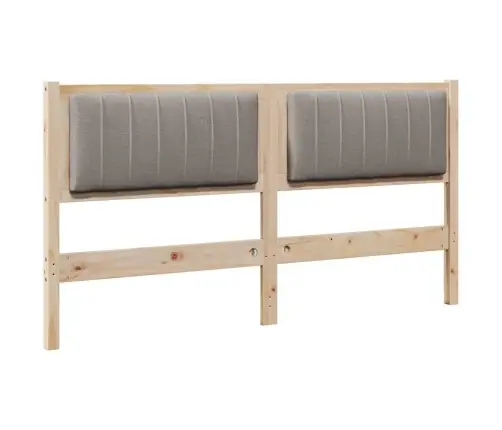 Apmušta Lovos Galvūgalis Ruda 150 Cm Kietos Pušies Mediena