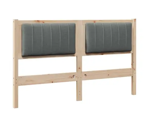 Mīkstināts Gultas Galvgalis Ar Galvas Klāju Brūna 140 Cm Vidaxl