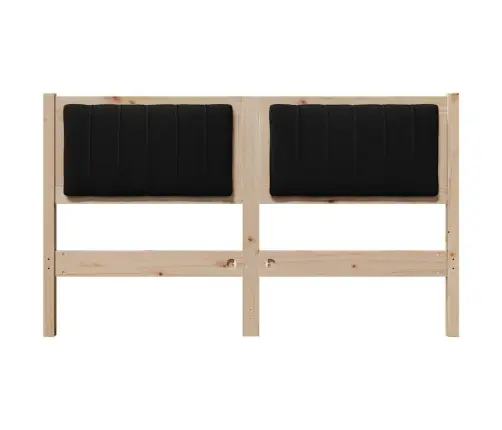 Mīkstināts Gultas Galvgalis Ar Galvas Klāju Brūna 140 Cm Vidaxl