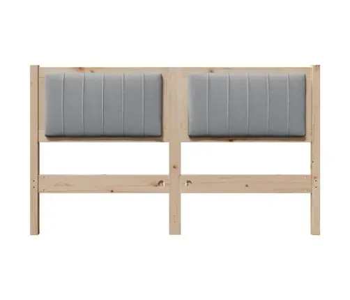 Apmušta Lovos Galvūgalis Ruda 135 Cm Kietos Pušies Mediena