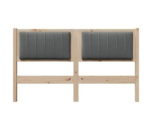 Mīkstināts Gultas Galvgalis Ar Galvas Klāju Brūna 135 Cm Vidaxl