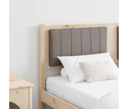 Mīkstināts Gultas Galvgalis Ar Galvas Klāju Brūna 135 Cm Vidaxl