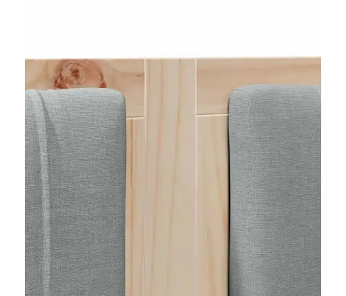 Mīkstināts Gultas Galvgalis Ar Galvas Klāju Brūna 120 Cm Vidaxl