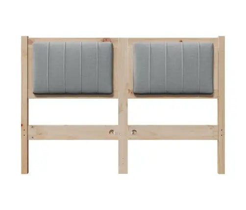 Mīkstināts Gultas Galvgalis Ar Galvas Klāju Brūna 120 Cm Vidaxl