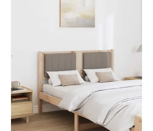 Mīkstināts Gultas Galvgalis Ar Galvas Klāju Brūna 120 Cm Vidaxl