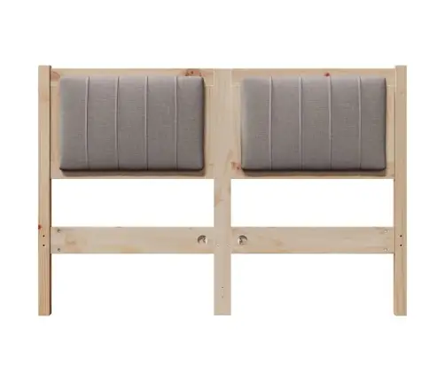 Mīkstināts Gultas Galvgalis Ar Galvas Klāju Brūna 120 Cm Vidaxl