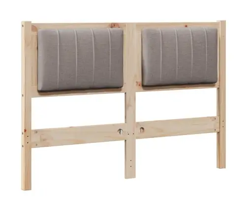 Mīkstināts Gultas Galvgalis Ar Galvas Klāju Brūna 120 Cm Vidaxl