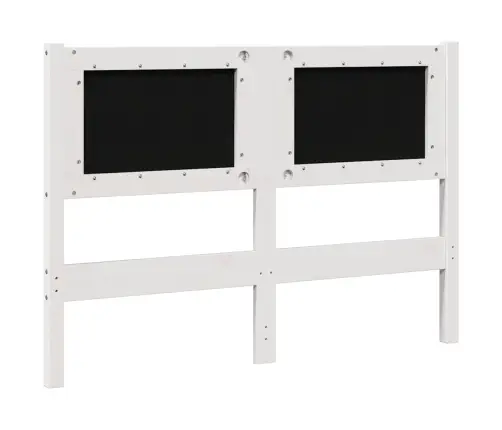 Mīkstināts Gultas Galvgalis Ar Galvas Klāju Balts 120 Cm Vidaxl