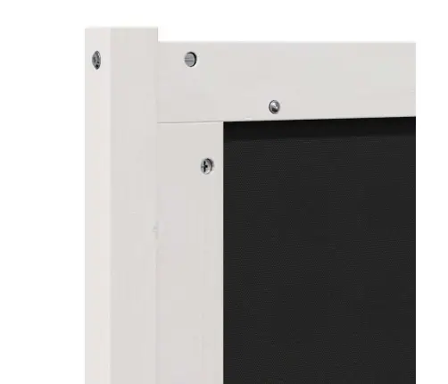 Mīkstināts Gultas Galvgalis Balts 90 Cm Ciets Priedes Koks Vidaxl