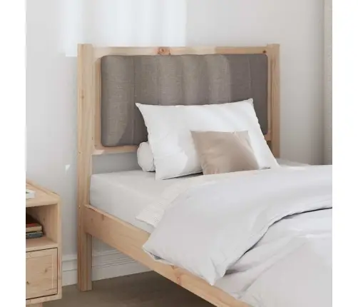 Mīkstināts Gultas Galvgalis Ar Galvas Klāju Brūna 80 Cm Vidaxl