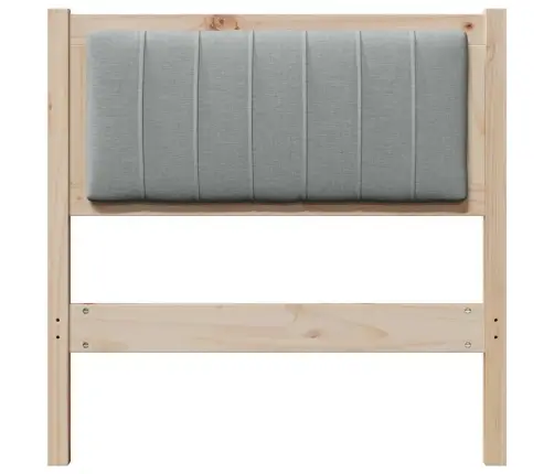 Mīkstināts Gultas Galvgalis Ar Galvas Klāju Brūna 75 Cm Vidaxl