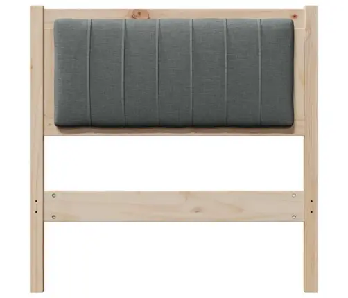 Mīkstināts Gultas Galvgalis Ar Galvas Klāju Brūna 75 Cm Vidaxl